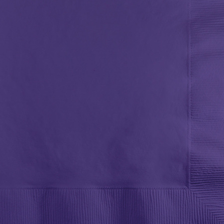 TOUCH OF COLOR Purple Beverage Napkins, 5"x5", 600PK 139371154